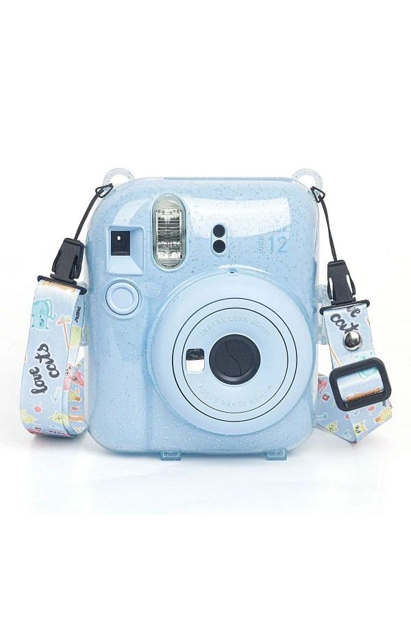 Fujifilm Instax Mini 12 Fotoğraf Makinesi-10lu Film-Büzgülü Kılıf-Simli Koruyucu Kılıf ve Mıknatıslı Çerçeve - Görsel 5