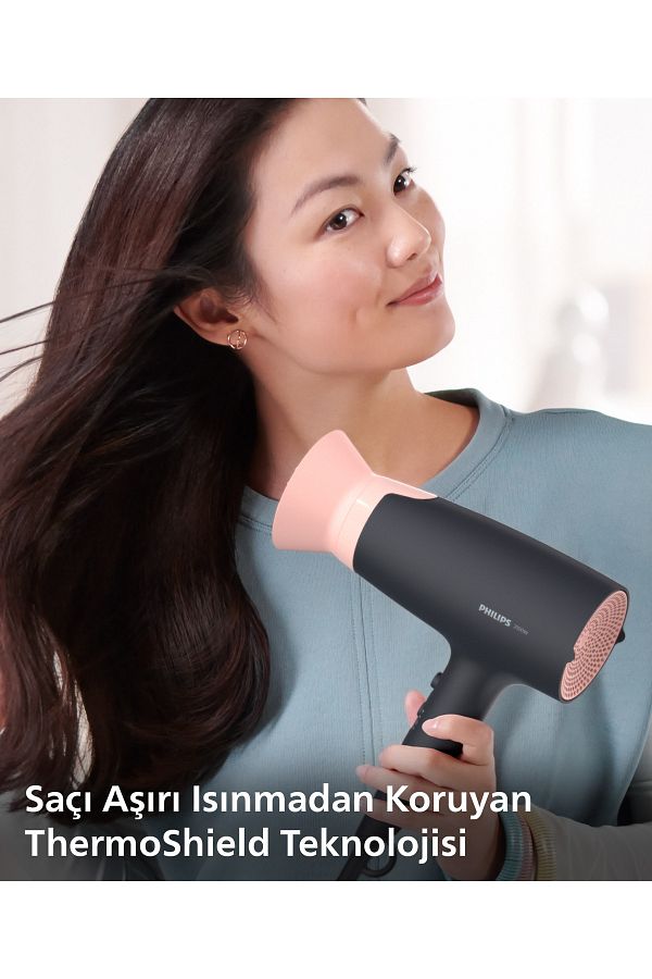 Philips BHD350 Thermoprotect Saç Kurutma Makinesi - 2100W, Gelişmiş İyonik Bakım, - Görsel 4