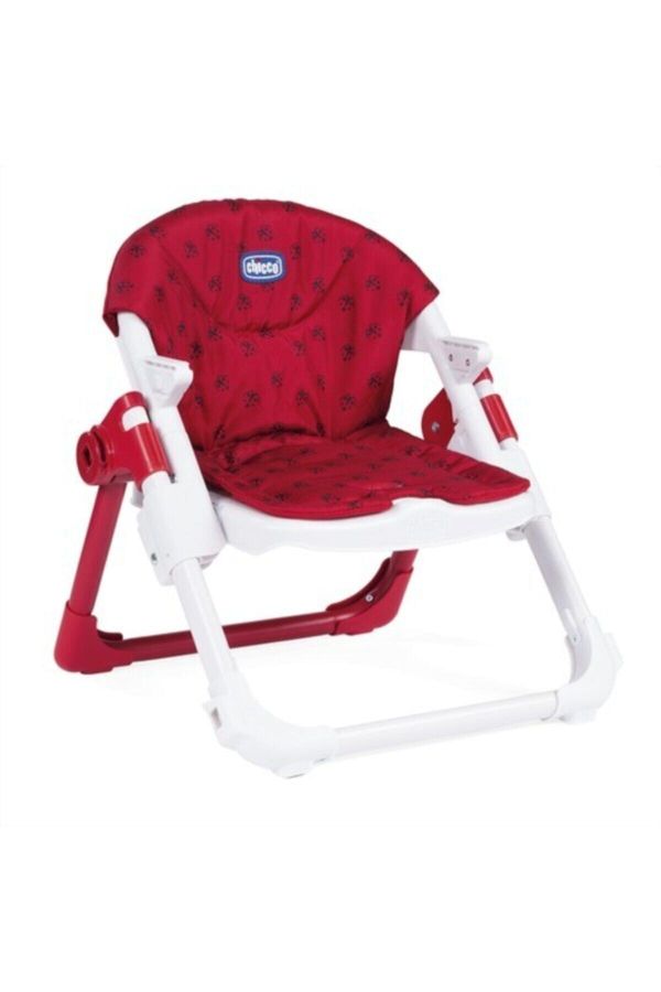 Kırmızı Lady Bug Chairy Dönüştürülebilir Yükseltici Mama Sandalyesi