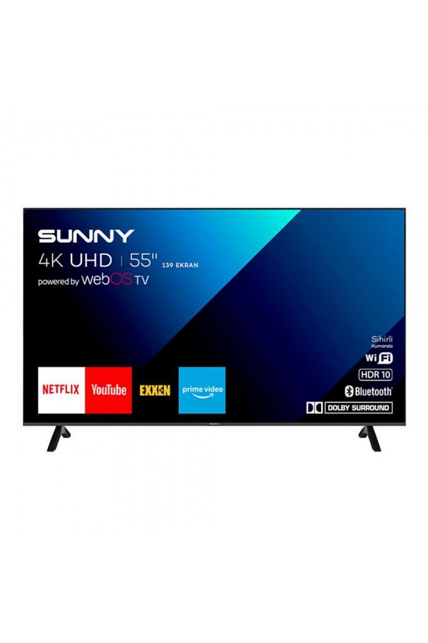 Sunny SN55QMN252 55" 139 Ekran Uydu Alıcılı 4K Ultra HD WebOS Smart QLED TV