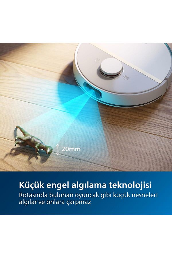 Philips Robot Süpürge 5200 mAh Li-Ion Pil, Tek Şarjla 180 Dakika Temizlik - Görsel 3