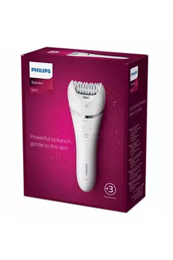 Philips 8000 Serisi Islak/Kuru Epilasyon Aleti Cihazı - Braun Mini Tüy Alma Makinesi - Kaş Usturası 3'lü Set - Görsel 2