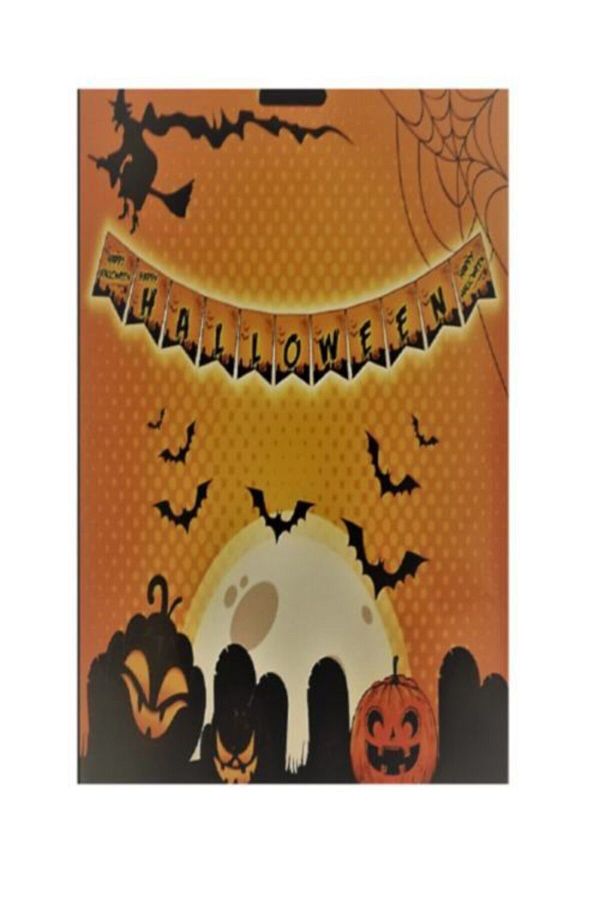 Cadılar Bayramı Happy Halloween Kırlangıç Oynar Açılır Yazı