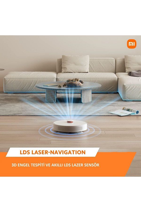 Xiaomi 3D Engel Algıma Robot S10+ Akıllı Halı Tanıma Fonksiyonlu Premium Robot Süpürge 4000PA Emiş - Görsel 3