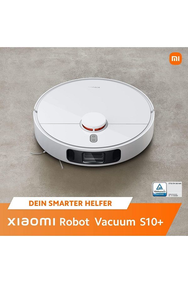 Xiaomi 3D Engel Algıma Robot S10+ Akıllı Halı Tanıma Fonksiyonlu Premium Robot Süpürge 4000PA Emiş - Görsel 6