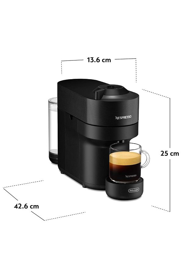 Nespresso Vertuo Pop, Kahve Kapsül Makinesi, 4 Fincan Boyutunda, Siyah - Görsel 7