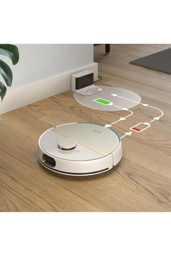 Philips 7000 Serisi Aqua XU7000/02 Islak ve Kuru Robot Süpürge İpek Beyaz ve Altın Sarısı - Görsel 4