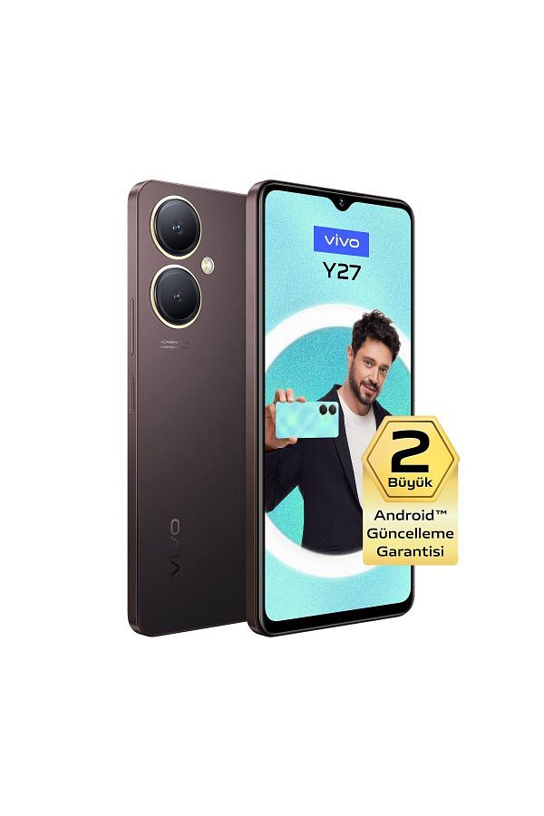 Vivo Y27 128 Gb 6 Gb Ram Koyu Bordo Cep Telefonu ( Türkiye Garantili) - Görsel 2