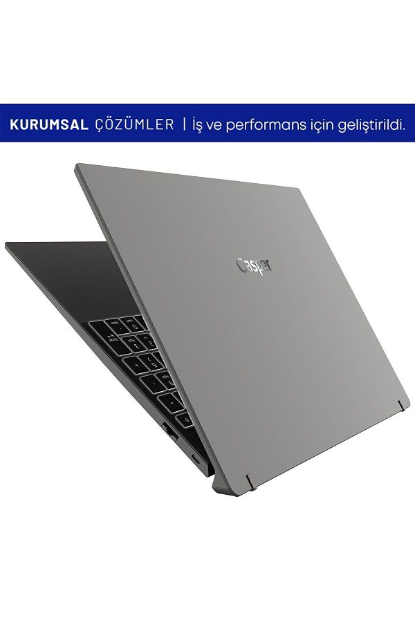 CASPER Nirvana C650.1255-EX00X-G-F Intel Core i7-1255U 64GB RAM 2TB NVMe SSD Freedos Laptop 15.6" - Görsel 5
