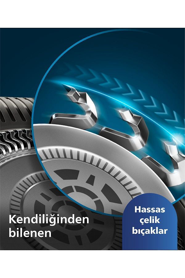 Philips 5000 Serisi Tıraş Makinesi S5887/10,sinekkaydı Tıraş,ıslak Ve Kuru Kullanım,hassas Düzeltici - Görsel 4