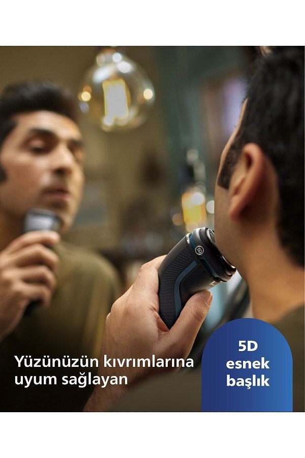 Philips 3000 Serisi Tıraş Makinesi S3144/00,sinekkaydı Tıraş,ıslak Ve Kuru Kullanım,hassas Düzeltici - Görsel 3