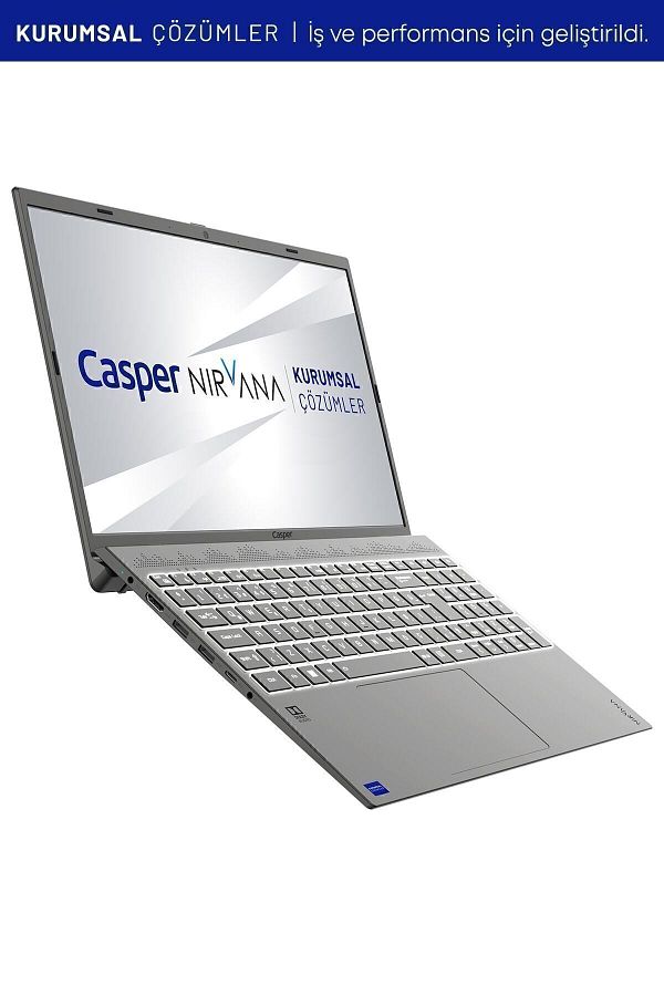 CASPER Nirvana C650.1255-BF00X-G-F Intel Core i7-1255U 16GB RAM 1TB NVMe SSD GEN4 Freedos Laptop 15.6" - Görsel 4