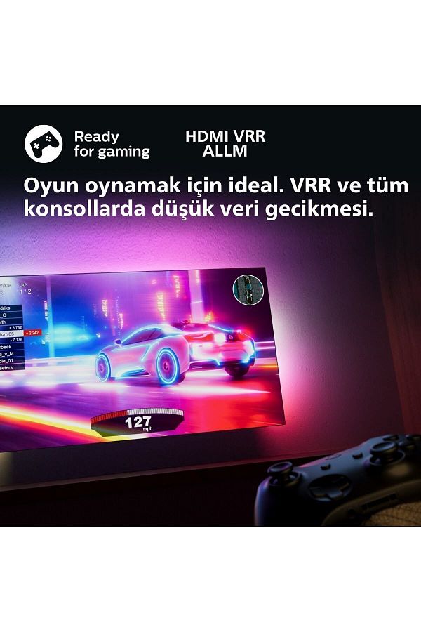 Philips 55PUS8108 55" 139 Ekran Uydu Alıcılı 4K Ultra HD Smart Ambilight LED TV - Görsel 7