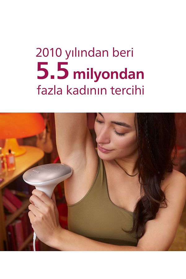 Philips Brı924/00 Lumea Lazer Epilasyon Ipl Tüy Alma Cihazı,çanta Ve Yüz Temizleme Cihazı Hediyeli - Görsel 7