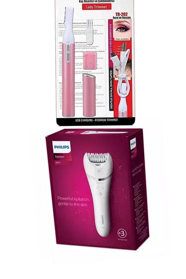 Philips 8000 Serisi BRE700/05 Islak Kuru Epilasyon Aleti - Görsel 3