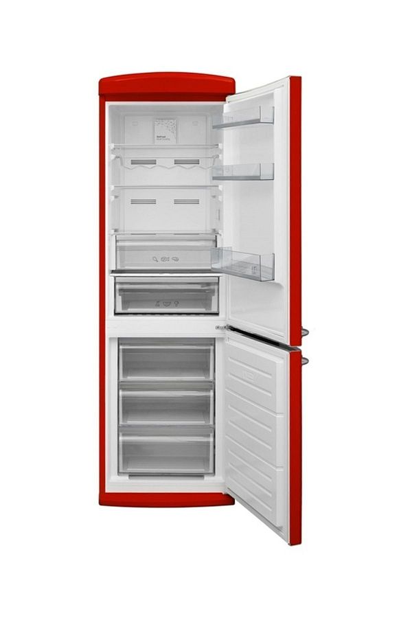 VESTEL Retro NFK37211 KIRMIZI 330 L No-Frost Buzdolabı - Görsel 2