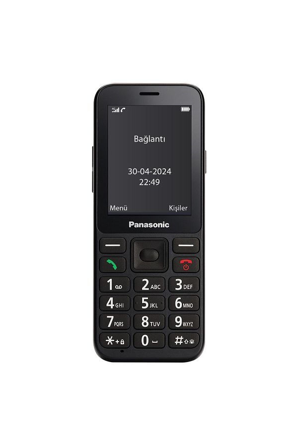 Panasonic KX-TU250EXB Renkli Ekran 4G Tuşlu Cep Telefonu Siyah (2 Yıl Türkiye Distribütör Garantili)