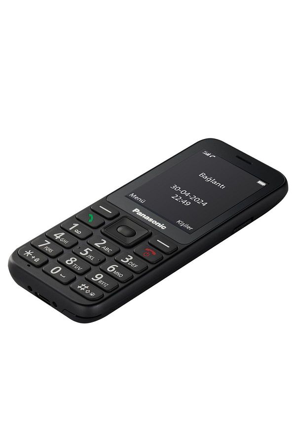 Panasonic KX-TU250EXB Renkli Ekran 4G Tuşlu Cep Telefonu Siyah (2 Yıl Türkiye Distribütör Garantili) - Görsel 3