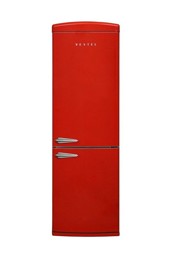 VESTEL Retro NFK37211 KIRMIZI 330 L No-Frost Buzdolabı