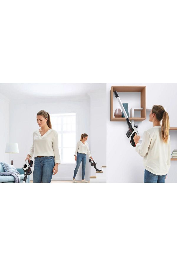 Bosch Bcs61113 Serie 6 Şarjlı Süpürge Unlimited Beyaz - Görsel 4