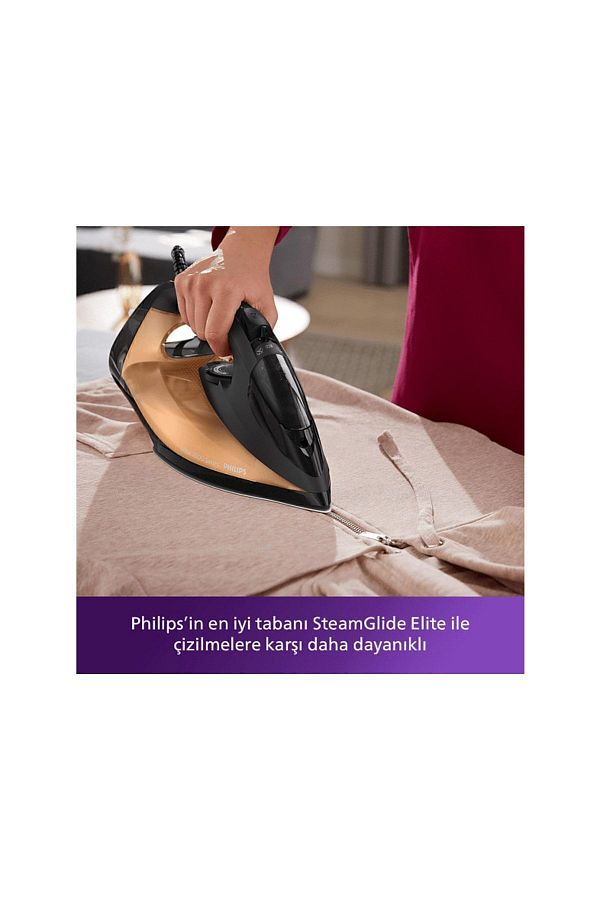 Philips Dst7040/80 Azur Buharlı Ütü Siyah/gold - Görsel 3