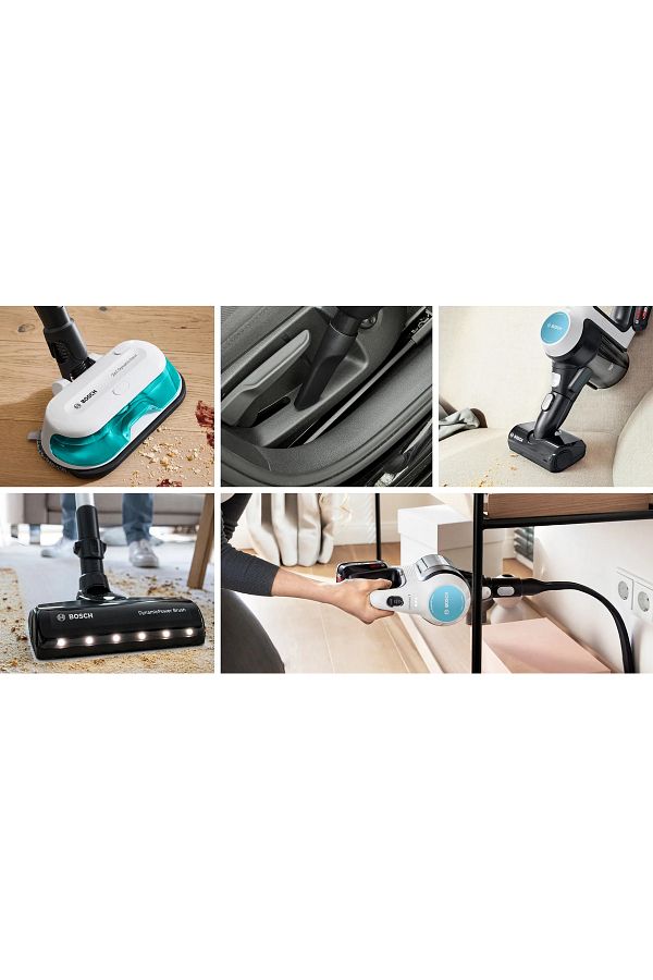 Bosch Pro Hygienic Islak Kuru 2 Sı 1 Arada Premium Aqua Dikey Süpürge 10 Yıl Motor Garantili - Görsel 6