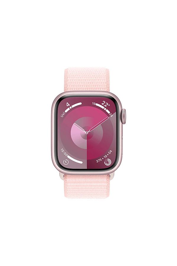 Apple Watch Series 9 GPS + Cellular MRJ13TU/A 41 mm Pembe Alüminyum Kasa ve Uçuk Pembe Spor Loop