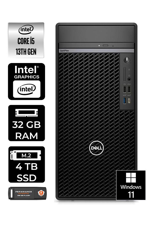 Dell OPTIPLEX 7010 EN010O7010080 i5 13500 32GB RAM 4TB SSD W11H MASAÜSTÜ BİLGİSAYAR