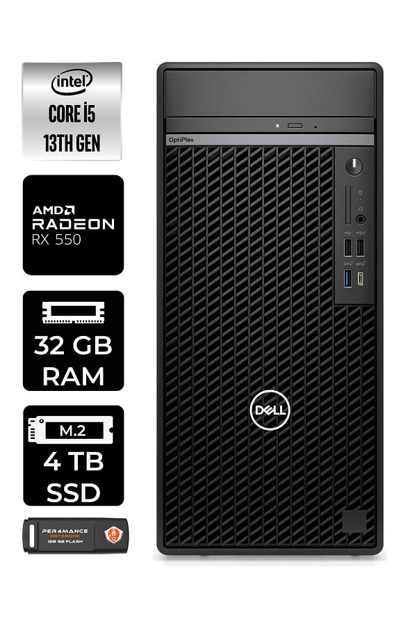 Dell OPTIPLEX 7010 EN010O7010180 i5 13500 32GB RAM 4TB SSD RX550 FDOS MASAÜSTÜ BİLGİSAYAR