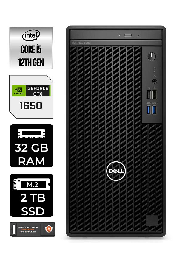 Dell OPTIPLEX 7010 EN010O7010679 i5 13500 32GB RAM 2TB SSD GTX1650 W11H MASAÜSTÜ BİLGİSAYAR