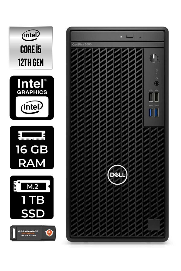 Dell OPTIPLEX 3000 EN010O3000013 i5 12500 16GB RAM 1TB SSD FDOS MASAÜSTÜ BİLGİSAYAR