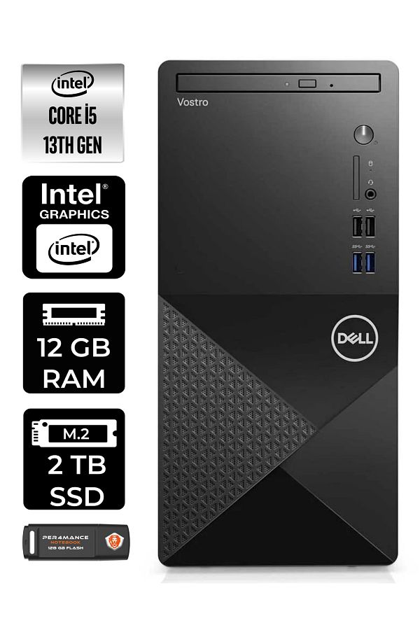 Dell VOSTRO 3020 EN2054VDT3020109 i5 13400 12GB RAM 2TB SSD W11P MASAÜSTÜ BİLGİSAYAR