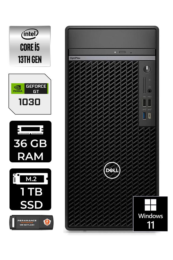 Dell OPTIPLEX 7010 EN010O7010533 i5 13500 36GB RAM 1TB SSD GT1030 W11H MASAÜSTÜ BİLGİSAYAR