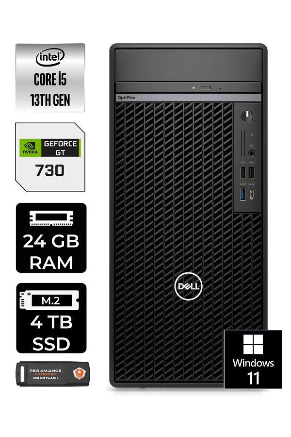 Dell OPTIPLEX 7010 EN010O7010375 i5 13500 24GB RAM 4TB SSD GT730 W11H MASAÜSTÜ BİLGİSAYAR