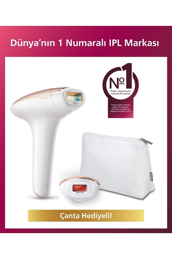Philips Sc1997/00 Lumea Lazer Epilasyon Ipl Tüy Alma Cihazı,çanta Hediyeli,ekstra Uzun Kablo