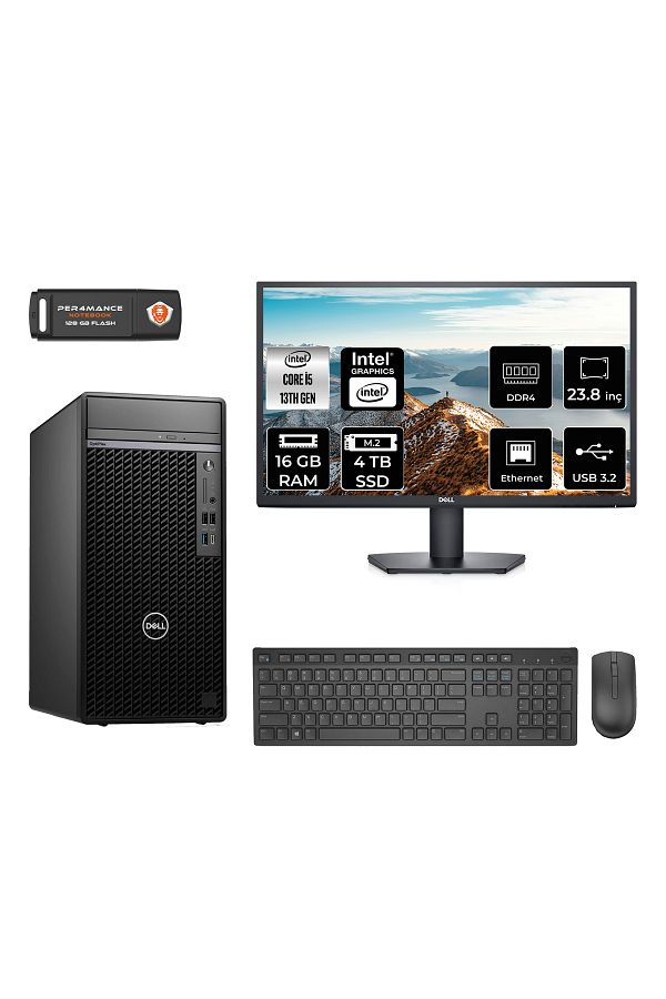 Dell OPTILEX 7010 AEO7010S015 i5 13500 16GB RAM 4TB SSD 23.8" FDOS MASAÜSTÜ BİLGİSAYAR