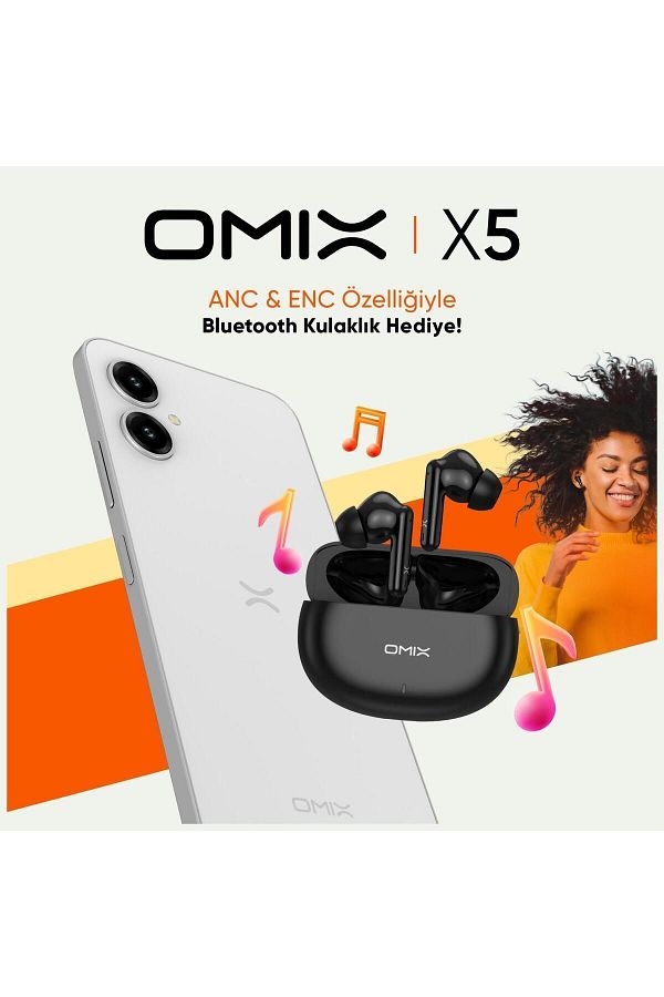 Omix X5 12gb Ram (6 Gb Ram+6gb Vram)  128gb Ve  Harika Mixpods Pro 2 Bluetooth Kulaklık - Görsel 2