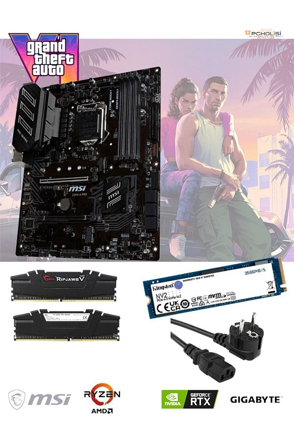 MSI Amd Ryzen 5 5500 | 16 Gb Ram Ddr4 | 500 Gb M2 Ssd | Rtx 4060ti | Oyuncu Masaüstü Bilgisayar - Görsel 3