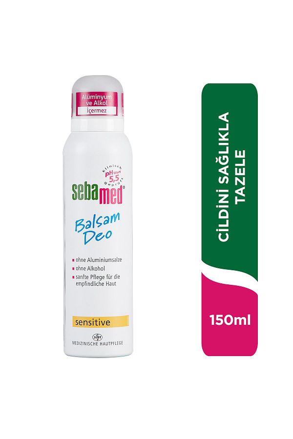 Alüminyum İçermeyen Deodorant Sprey Hassas 150 ml