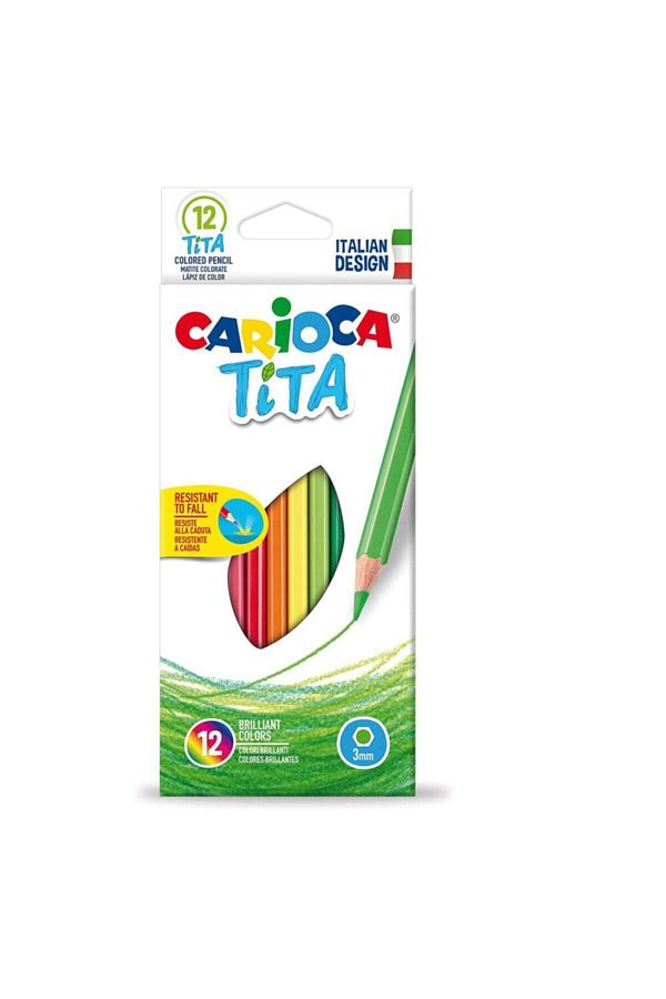 Pastel Renk Kuru Boya Kalem Çift Taraflı 12'li (24 Renk) 43309
