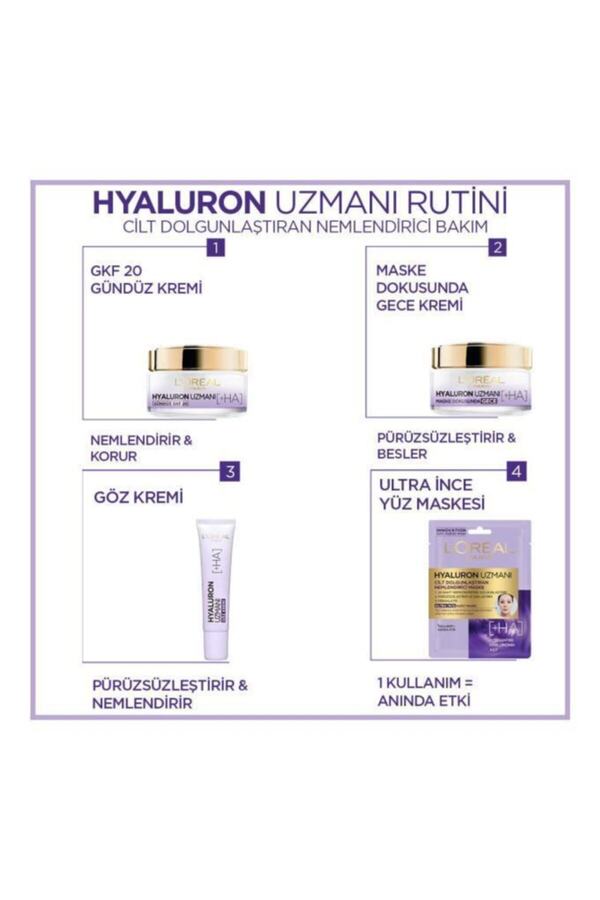 Hyaluron Uzmanı Cilt Dolgunlaştıran Kağıt Yüz Maskesi- Hyaluronik Asit_3