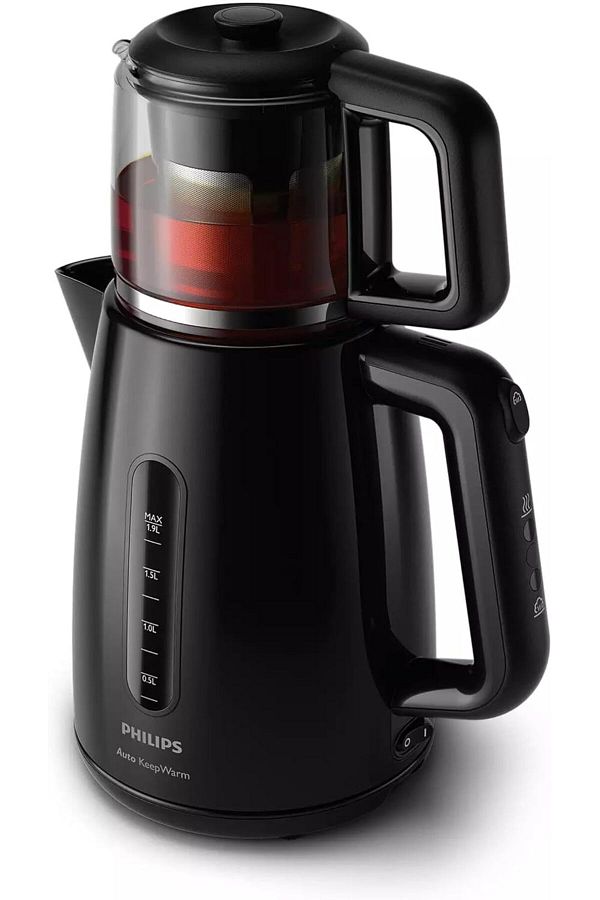 Philips Ultra Premium Çay Makinesi, 1.9 L Kapasite, 360º Döner Taban, Kablo Sarıcı, Siyah - Görsel 3