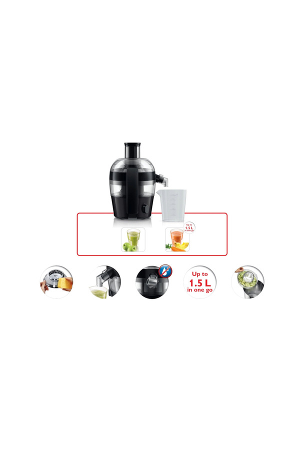 Philips Ultra Premium Katı Meyve Sıkacağı 1 Dakikada Kolaycana Temizlenebilme - Görsel 2
