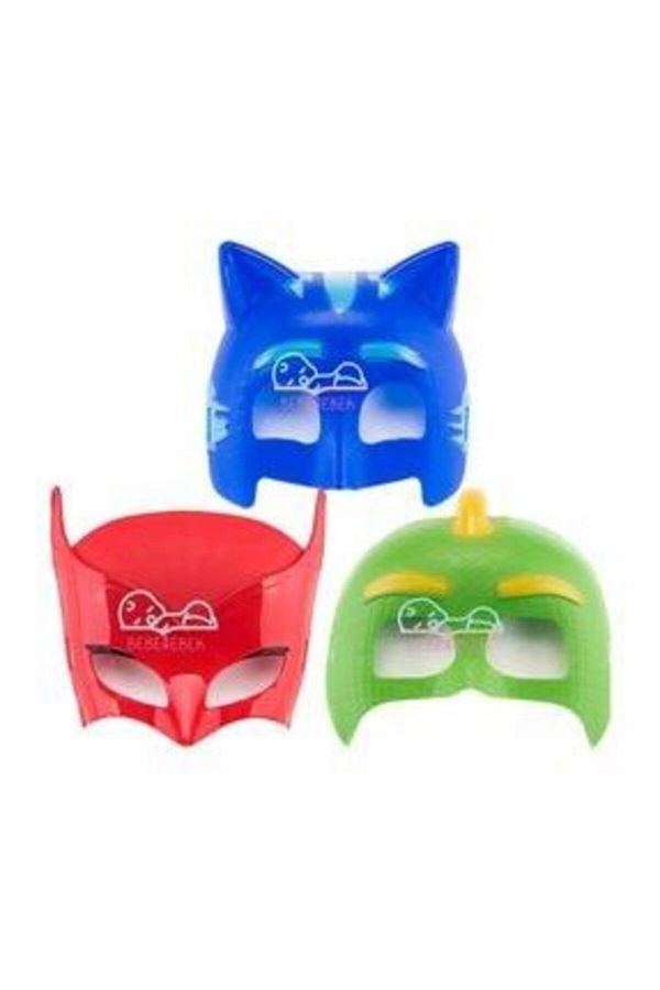 3 Lü Pj Masks Plastik Maske
