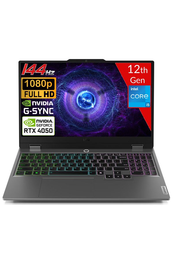 LENOVO i5-12450HX 8GB DDR5 512GB SSD RTX4050 6GDR6 Win11 Home 15.6 144Hz FHD 83GS0081TR