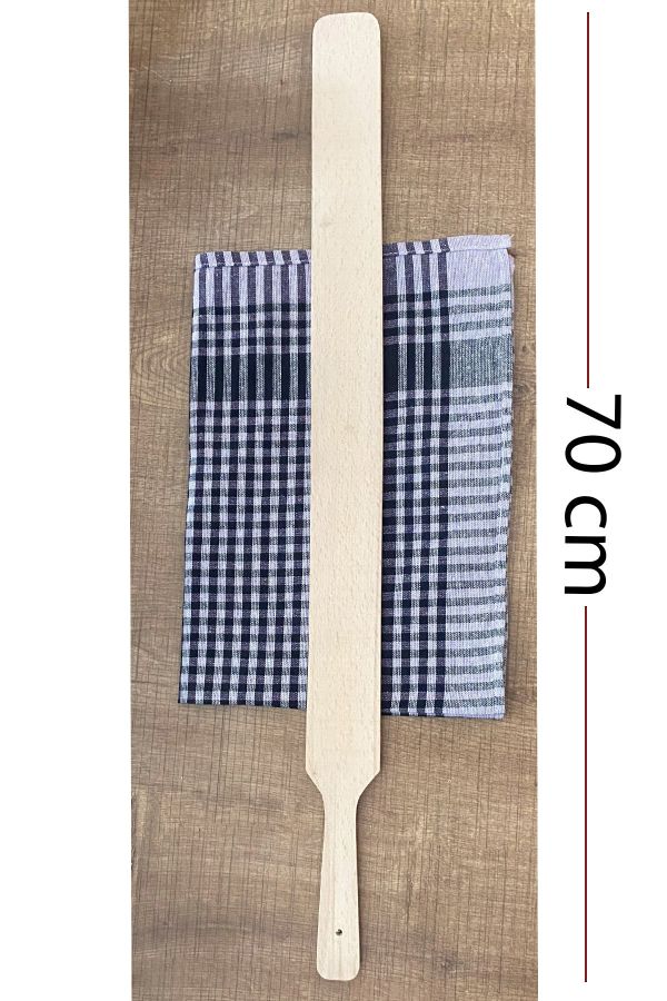 3 Adet 70 Cm Uzun Spatula Çevirgeç Spatula Süzgeç Hamur Ekmek Çevirici_1