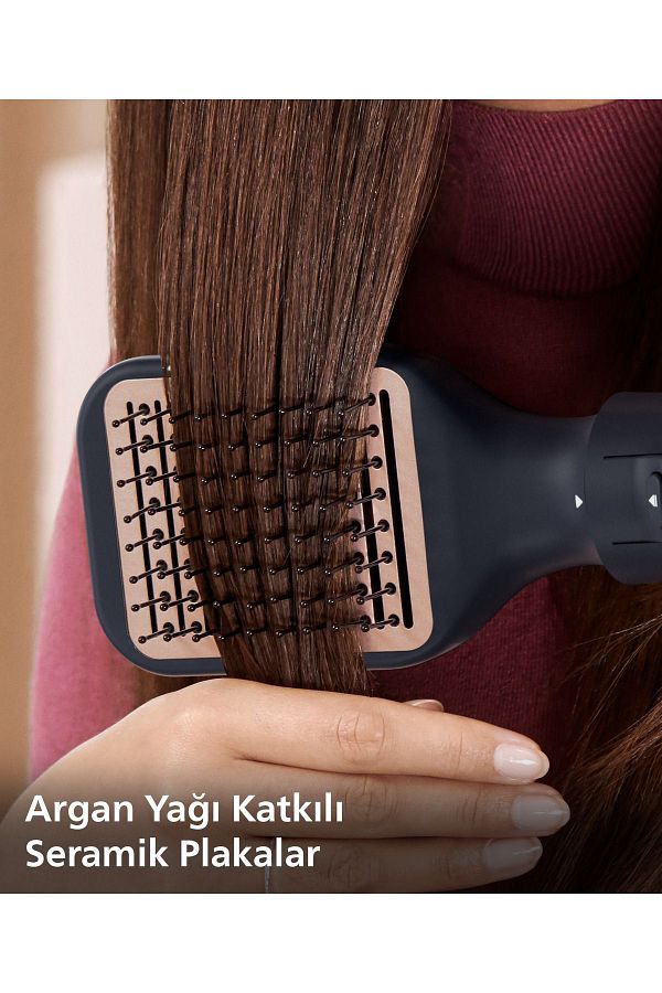Philips Saç Şekillendirme Ve Kurutma Seti Bha530/00,argan Yağı Seramik Kaplama, 5 Aparat,3 Isı Ve Hız Ayarı - Görsel 5