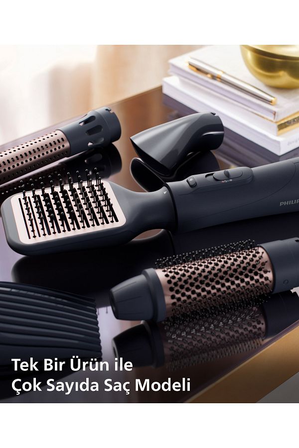 Philips Saç Şekillendirme Ve Kurutma Seti Bha530/00,argan Yağı Seramik Kaplama, 5 Aparat,3 Isı Ve Hız Ayarı - Görsel 4