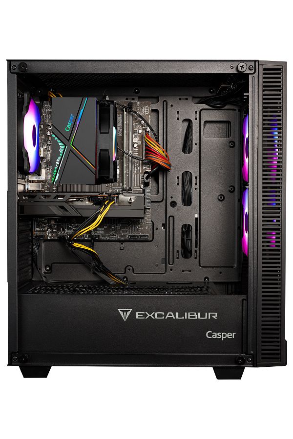 CASPER Excalibur E65H.144F-DFD0X-0HD INTEL CORE i5-14400F 32GB RAM 1TB NVMe SSD RTX4060TI DOS GAMING - Görsel 3