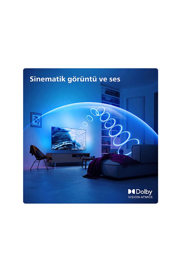 Philips The Xtra 85PML9009/12 85 inç 215 Ekran Uydu Alıcılı Smart 4K UHD Ambilight TV - Görsel 8